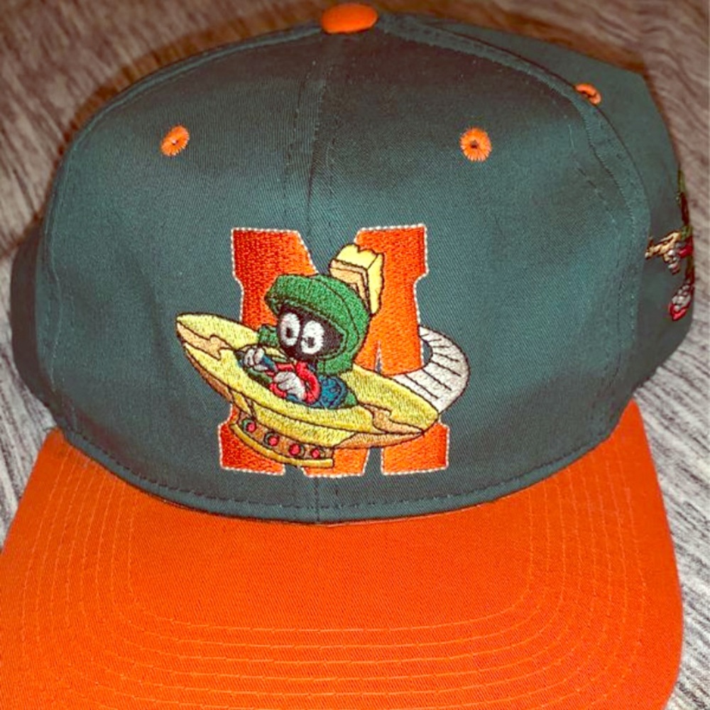 Vintage 1993 Marvin the Martian Snapback Cap